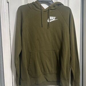 Nike Olive Green Hoodie